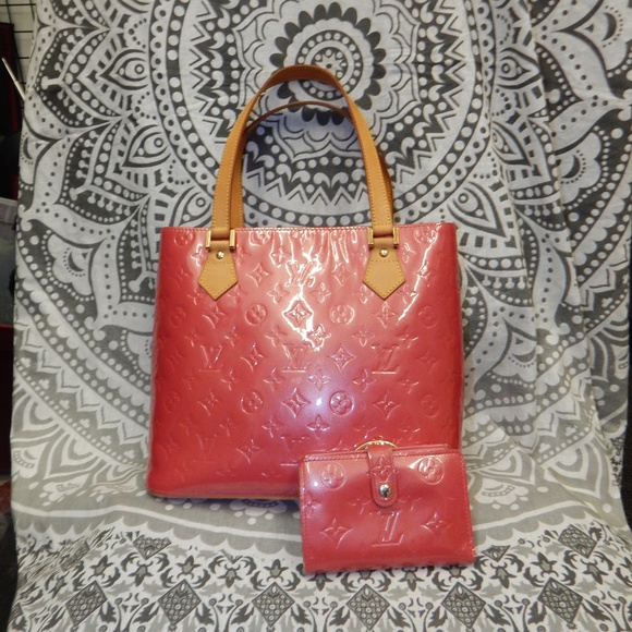 Louis Vuitton Handbags - Louis Vuitton Vernis Houston Framboise Bag